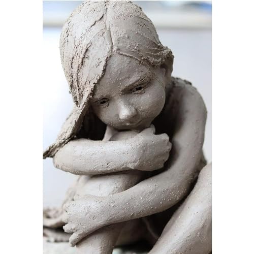 Image of Mouldit Clay (450 gm), Terracotta for Art and Craft, Set for Modelling and Sculpting, Air Dry for Art and Craft, Gift for Artists, Students, Children