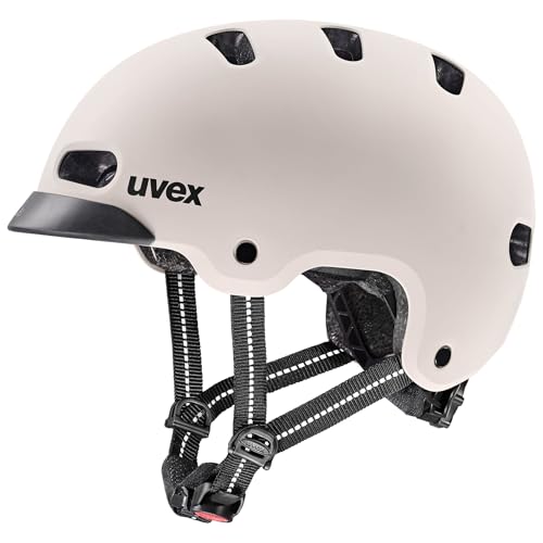 Casque de bicyclette pour enfants uvex 4kidz warm grey matt réglable 55-58 cm