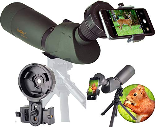 Gosky Skyhawk 20-60x82mm Ultra HD Spotting Scope Kit- Waterproof Frogproof Zoom Telecope