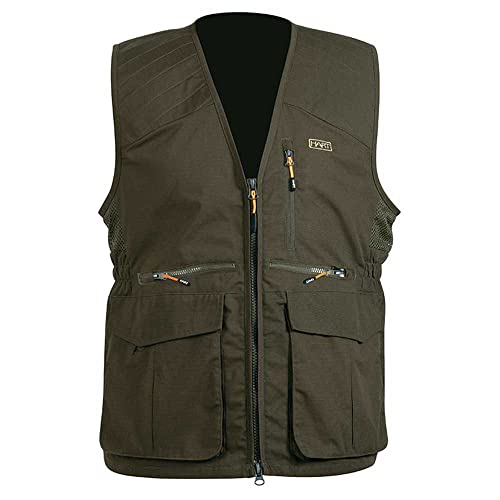 Hart Chaleco MAQUEDA-V Gilet de Chasse Kaki en Toile Ripstop