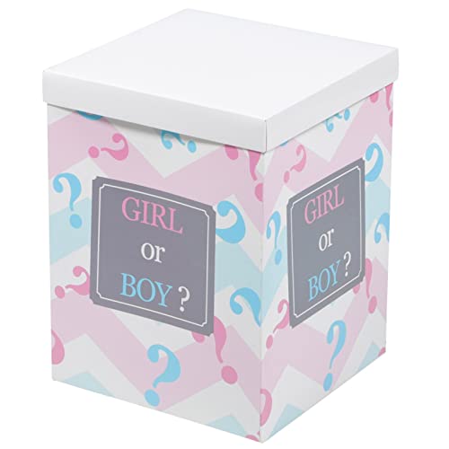 Toyvian Gender Reveal Party Box, Pacco a Sorpresa per Boy Or Girl, Decorazioni Baby Shower, Gender Reveal Party Fumogeni, Fumogeni Baby Shower