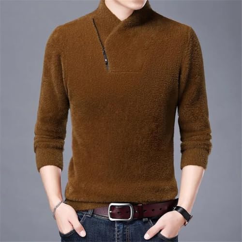 Wjnvfioo Fashion Pullover Knit Mens Turtleneck Sweater Autum Casual Men's Clothing2