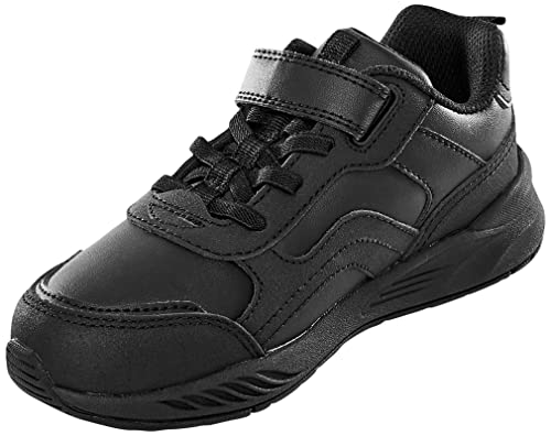Stride Rite Boy's Made2Play Brighton Sneaker, Black, 6.5 Wide Toddler