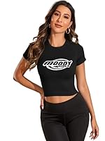 THE LION'S SHARE Crop Top for Women, Summer Tops, Womens Tops, Cotton, Scoop Neck, Short Sleeve Women Girls Plus Size T-Shirt .(XL) 124