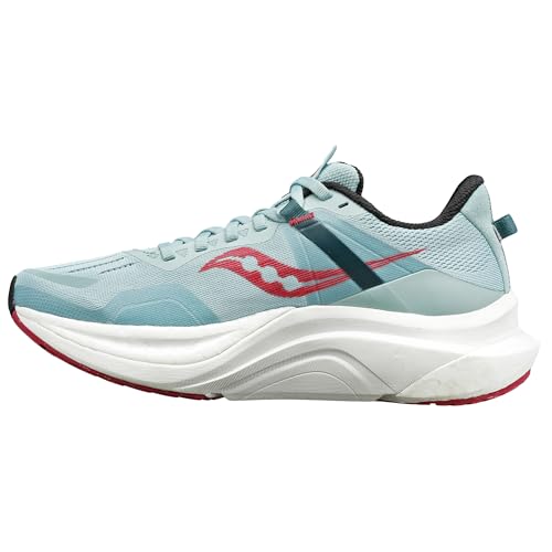 Saucony Women's Tempus Sneaker, Mineral/Rose, 6.5