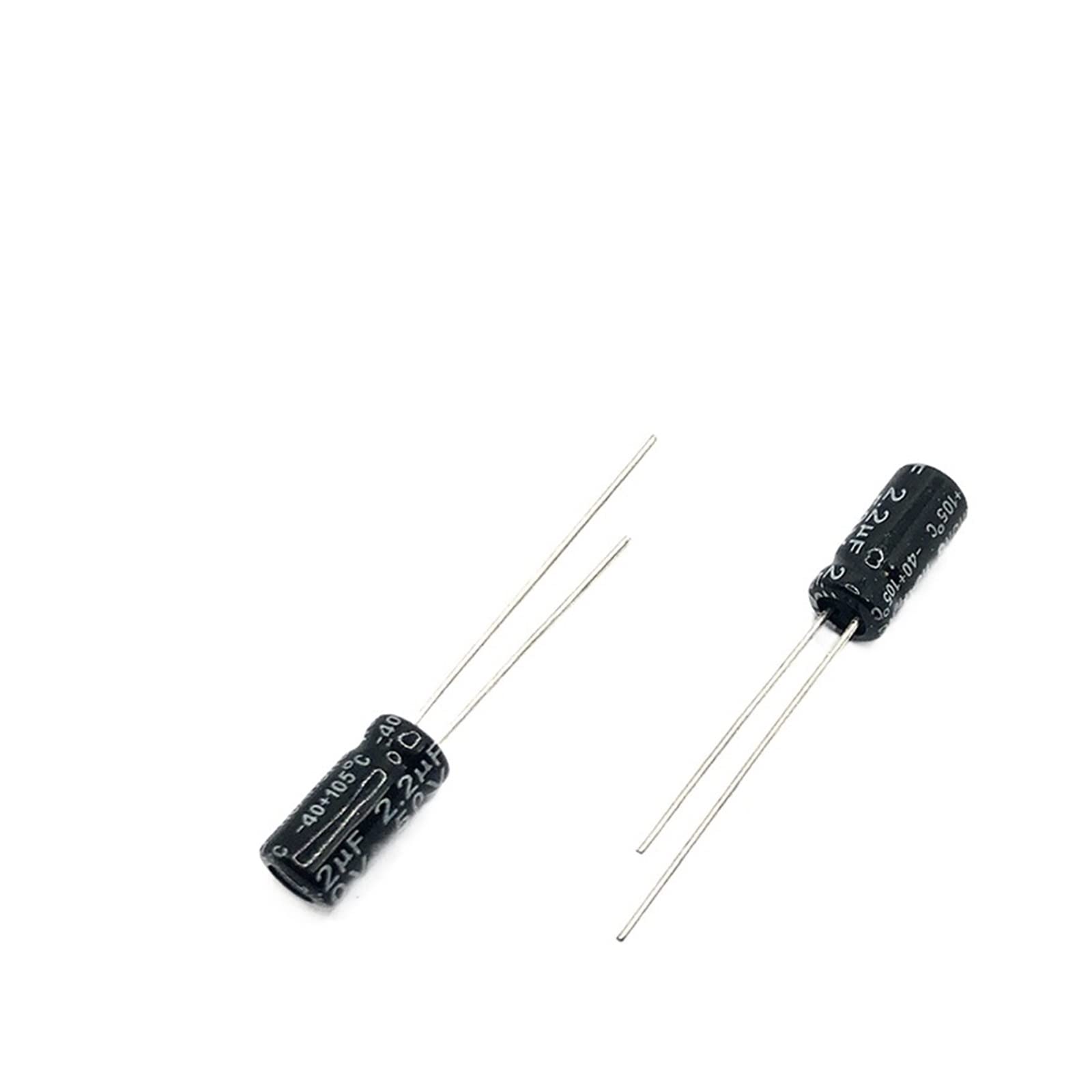 Condensateur 50V 2.2uf aluminium pour vos projets de bricolage électronique maison 5x11mm