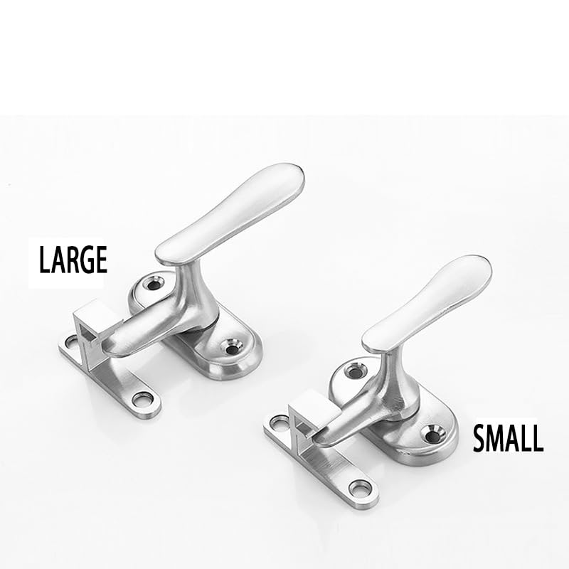 MRKU Maniglie per finestre, Serrature per Porte e finestre in Acciaio Inox, chiavistelli di Sicurezza scorrevoli, Accessori di ferramenta.