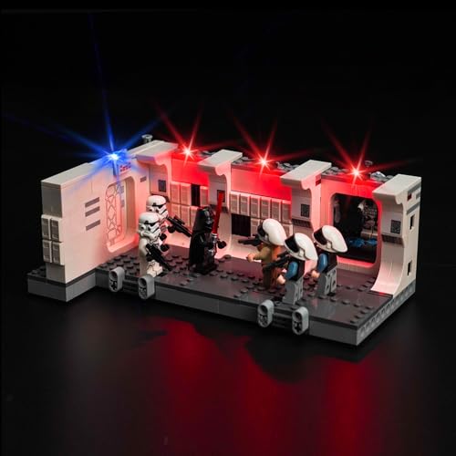 Hilighting Upgraded Led Light Kit Compatible with Lego Boarding The Tantive IV Building Set, Lights Decoration Compatible with Lego 75387 (Model Not Included)