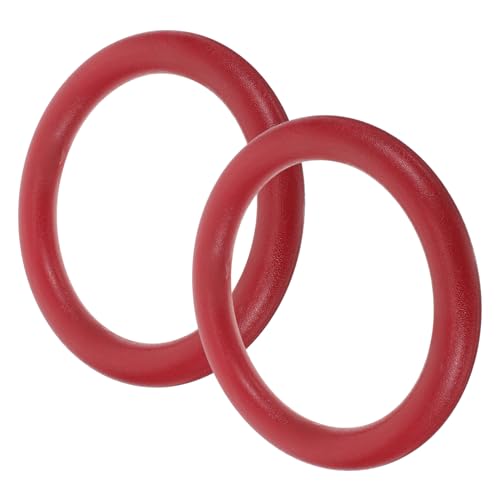 ibasenice 2Pcs Indoor Exercise Gym Rings Lightweight Durable Pull Up Equipment for Home Outdoor Workouts Stylish Design with Slip Surface