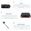 Ring Bending Machine Kit Stainless Steel Mandrel Sizer Tool Set with Nylon Dies Measuring Tool for Jewelry Making Craft