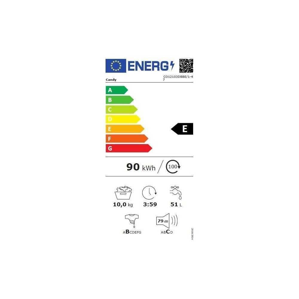 CANDY Lave linge Frontal CO12103DBBE1-47