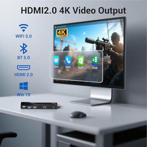 PC Stick Windows 10 Intel Celeron N4200 micro ordinateur - 3