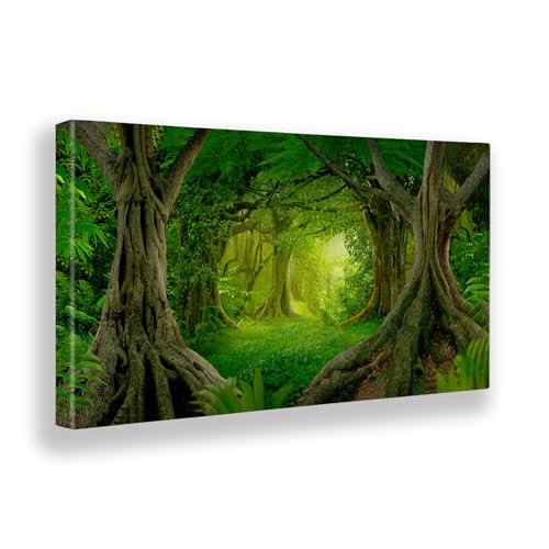 Giallobus - Quadro - Paesaggio - Bosco incantato - Tela