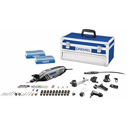 Dremel 4300-9/64 Rotary Tool Kit with Flex Shaft - 9 Attachments & 64 Accessories - Ideal for Engraving, Etching, Sanding, and Polishing