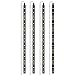 Geeon LED Strip Lights Waterproof 12V Blue (465-475nm) for Auto Car Truck Motorcycle Boat Interior Lighting UL Listed 30CM/12'' 3528 SMD Pack of 4