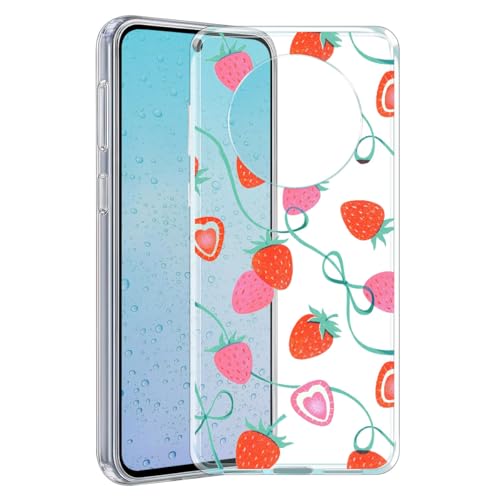 YonderYM Case Compatible with Huawei Mate 50 Pro, Shockproof Thin Cover, Yellowing-Resistant Slim Transparent TPU Phone Case Patterns19