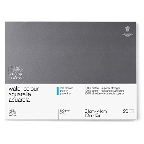 Winsor & Newton 6663265 Bloc Acuarela Profesional 300 g. Grano Fino, algod�n, Blanco, 31x41 cm