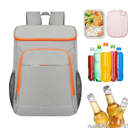 Zaino termico da 50 litri - Zaino portapranzo impermeabile e a prova di perdite per campeggio, spiaggia, escursionismo, barbecue, viaggi, picnic, conservazione di alimenti all'aperto, borsa termica, b
