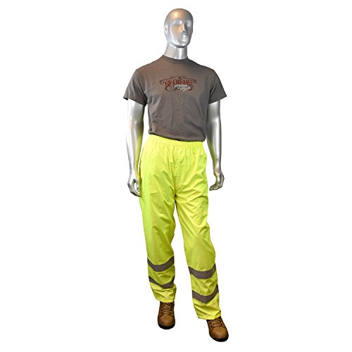 Radians RW10-ES1Y-5X Industrial Safety Coated Rain Pants