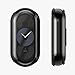 kwmobile Case Compatible with Xiaomi Mi Band 9 / Smart Band 9 Case - 2X TPU Silicone Fitness Tracker Cover - Black/Rose Gold