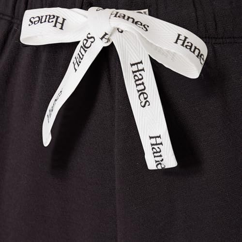 Hanes Womens Originals French Terry Lounge Shorts, Comfywear Loungewear, Sleep Shorts for Women, 4"4