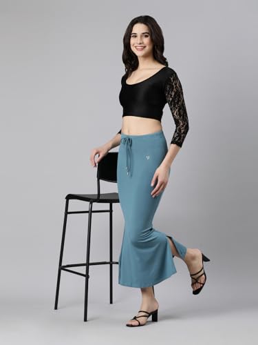 Image of TWIN BIRDS Saree Shapewear for Women | Super Soft Viscose Elastane Saree Petticoat Skirt | Stretchable & Comfortable SareeShaper