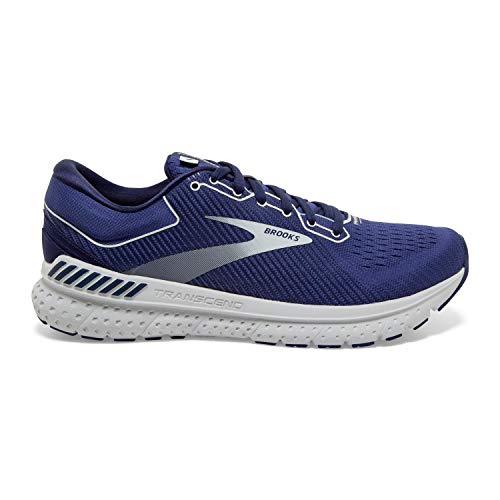 Brooks Brooks Mens Transcend 7 Running Shoe - Deep Cobalt/Grey/Navy - D - 10