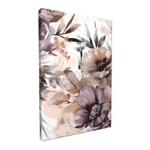 Toile murale abstraite RLDOBOFE 30x45 cm pour décoration de salon