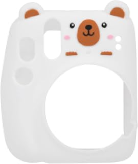 BTIHCEUOT Capa protetora para câmera conveniente de usar, fácil de limpar, limpe a película protetora da câmera? Silicone amigável para câmera externa câmera instantânea mini 11 (urso)