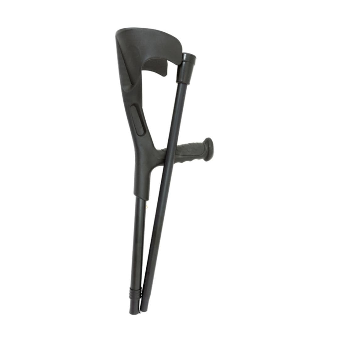 Muleta plegable Funkrutch plegable rosa oscuro – muleta de antebrazo colorido rosa – muletas para diversión con puntas antideslizantes para muletas