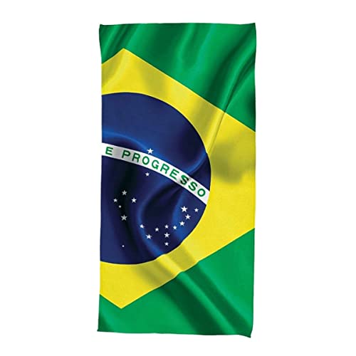 Toalha de Praia Aveludada Brasil Dohler