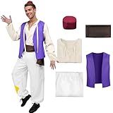 Joyesplay Men's Khaki Halloween Costumes (Style A, M)