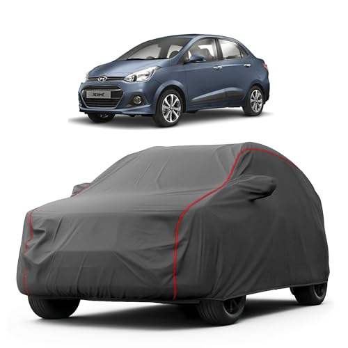 Image of Heavy-Duty Car Cover for Compatible with Hyundai Xcent (2014 to 2025 All Models) Deluxe Car Protection Cover - Waterproof & UV-Resistant All-Season Exterior Protection