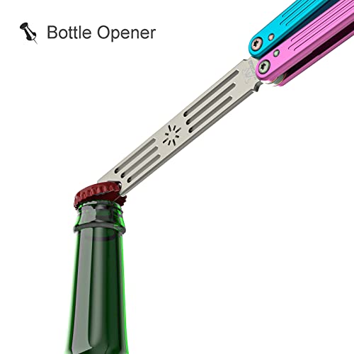 Marcolo New Flipers C116 Aluminum Integral Channel Handle Adopts Effective Bushings System Matched With Copper Washer, Advanced Bottle Opener Dark Green #TOP4