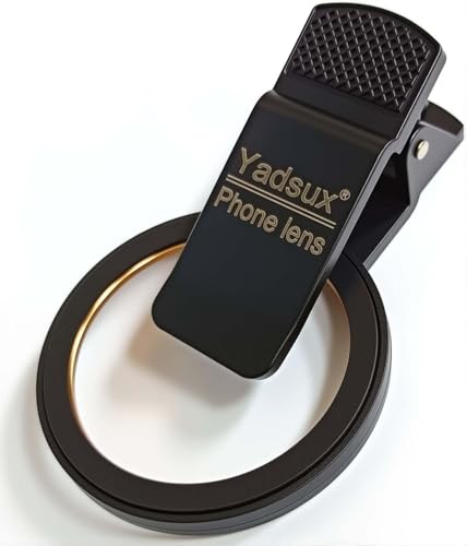 Image of Portable Universal 52mm Thread Clip for Cell Phone Camera Assistant Lens and Effects Filters, for iPhone, Samsung and Other Camera Phone Lens Installation 52mm ND, CPL, UV and Other Filters.