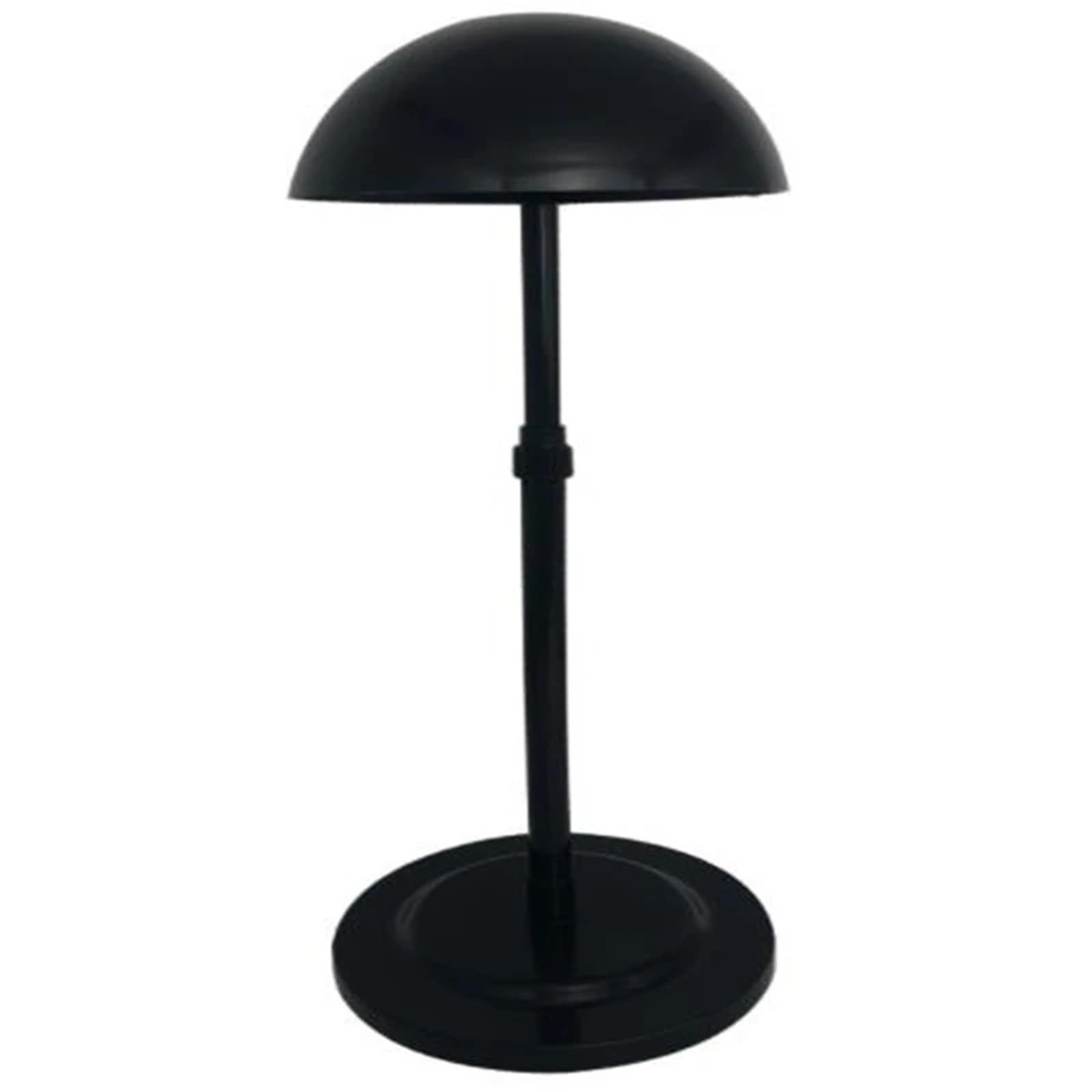 FDzkrtvm Plastic Folding Wig Stand, Wig Stand Adjustable Plastic Holder Portable Non-Slip Easy Assembly Multicolor(Black)
