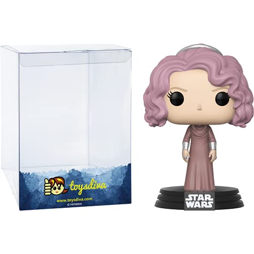 Vice Admiral Holdo: Fun Ko P O P ! Vinyl Figurine Bundle With 1 Compatible 'Toysdiva' Graphic Protector (28545 - B)