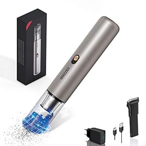 MONDZUCKER VX Handstaubsauger beutellos 13000 Pa, Akku Tischstaubsauger für Auto & Zuhause, Mini Staubsauger mit…