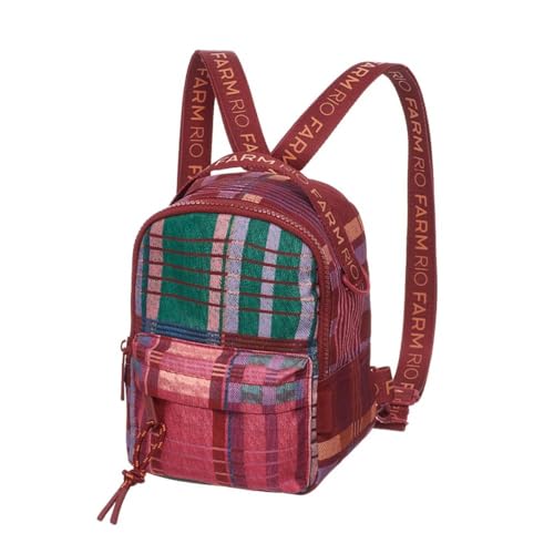 Mini Mochila Farm Borogodó Sofia Xadrez-UN