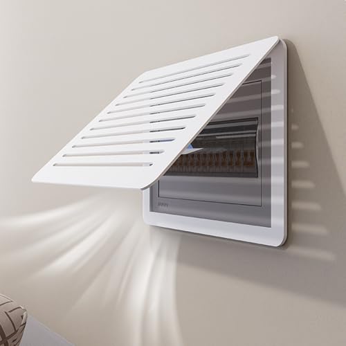 Cubierta de caja de medidor eléctrico con agujeros de ventilación, caja de fusibles de plástico transpirable para disyuntor