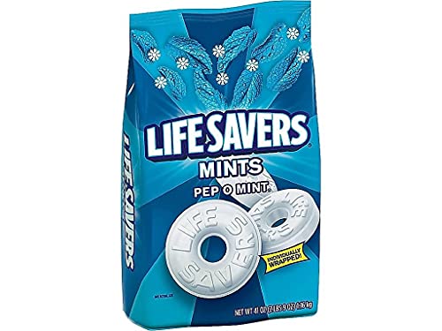 Lifesavers 22733 Hard Candy, Pep-O-Mint, 41 Oz Bag #TOP1