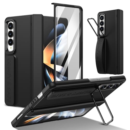 Coque Samsung Z Fold 4 antichoc noire protection écran verre intégré h001