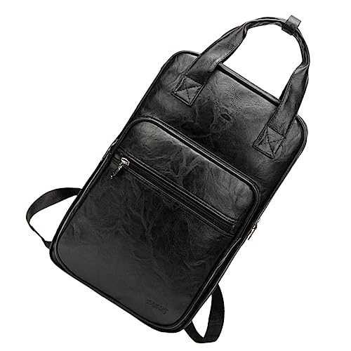 GALPADA Drumstick Bag for Percussion Durable Storage Holder with Shoulder Straps Capacity for Drumsticks and Accessories Lightweight and Portable for Practice and Performance