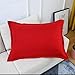 HYUI Fyjafon 60 * 80/50 * 70 poszewka na poduszkę bawełna len tył poszewka na poduszkę zielona kawa poszewka na poduszkę do kawiarni zmywalna sofa poszewki na poduszki - czerwone, 40 x 60 cm