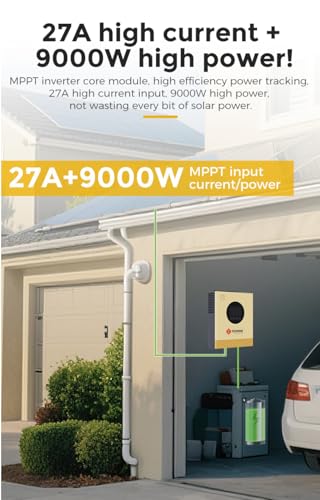 Image of Hybrid Solar Inverter 5KW 24V | Single Phase | Transformerless | On-Grid Off-Grid | Batteryless | Grid Export | WiFi | Supports Lithium & Lead-Acid | 2 Years Warranty