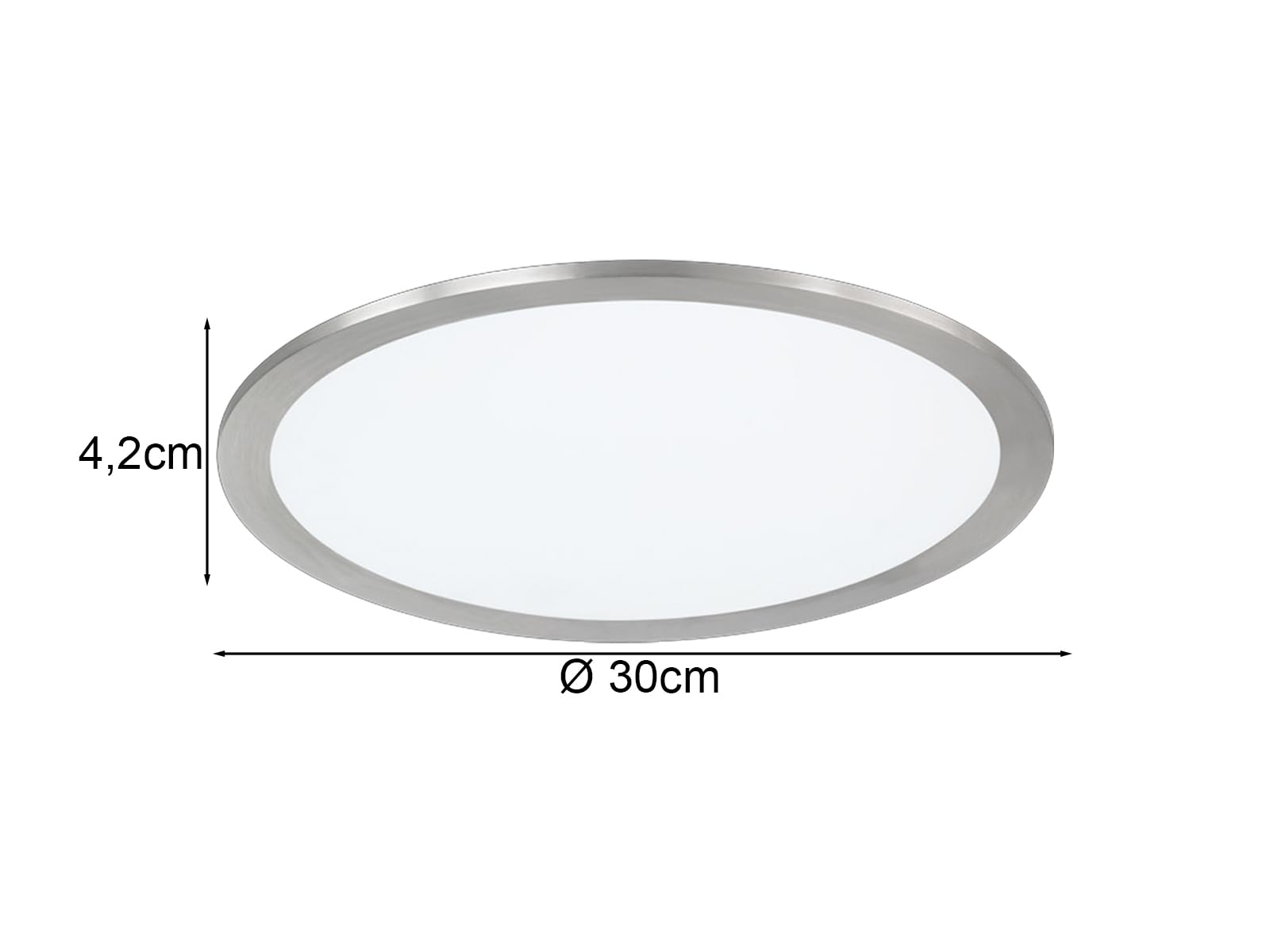 Trio 674093007 lámpara LED de Cultivo 15 W 3000 K ni 1500LM KST _ Opal