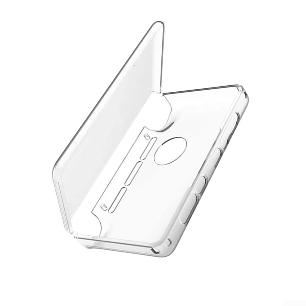 Transparente TPU-Schutzhülle für AYN-THOR Dual-Screen-Flip-Spielkonsole, kratzfeste, leichte Schale mit präziser Taste und Anschluss