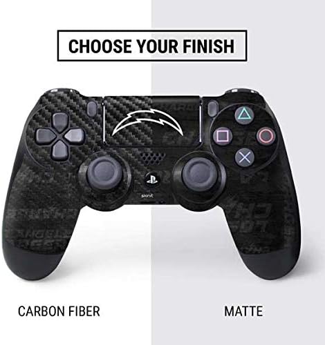 Vista 39 de Skinit - Skin para juegos para PS4 Pro/Slim Controller – licencia oficial NFL Los Angeles Chargers Retro Logo