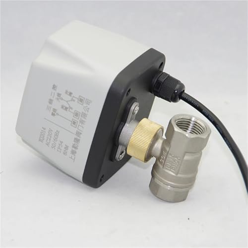 Vanne électrique 3/4 boisseau sphérique inox 24VDC motorisée commande 2 points - 4