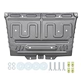 Wzytshun Update ML3Z-7222-D 3D Manganese Steel Engine Splash Guard with mounting Screws Compatible with 2015-2020 Ford F150,Replace ML3Z7222D JL3Z-7222-C/Not Fit Raptor Model/or 3.0L Diesel